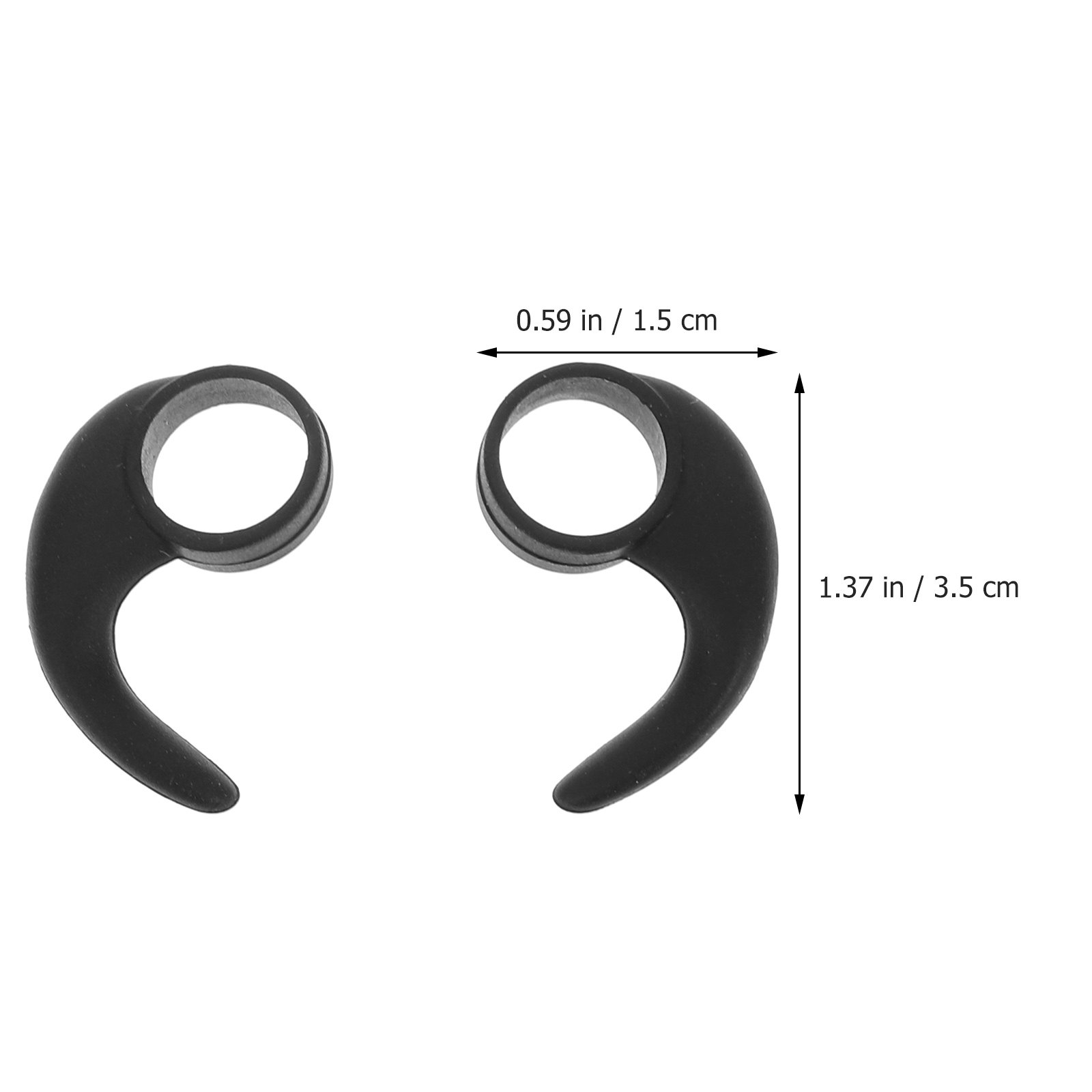 6 ชิ้น คลิปตะขอหูฟังซิลิโคน กั - Silicone Ear Hooks Sports Headphones บทวิจารณ์และราคา