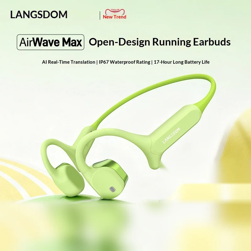หูฟังบลูทูธไร้สายแบบเปิดหู LAN - Air Conduction Open Ear Running Earbuds บทวิจารณ์และราคา