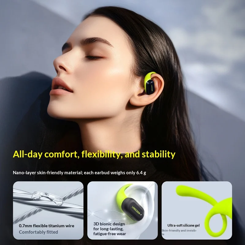 หูฟังบลูทูธแบบเปิดหู LANGSDOM  - Air Conduction Open Ear Running Earbuds บทวิจารณ์และราคา