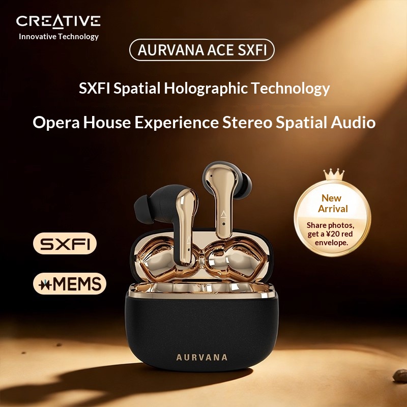 หูฟังไร้สาย New Creative ACE S - Bone Conduction Headphones Bluetooth 5.3 บทวิจารณ์และราคา