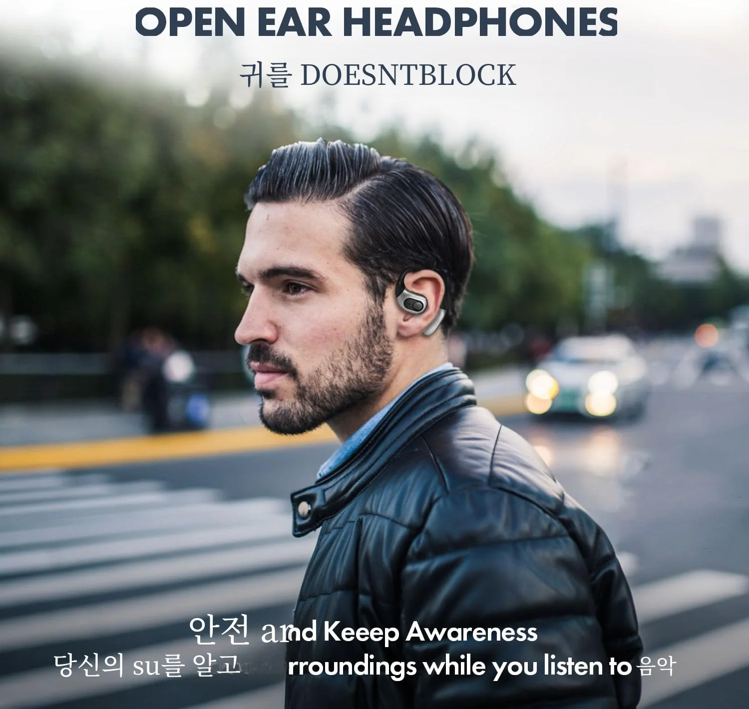 หูฟังแบบเปิดหู OWS บลูทูธ 5.4  - Air Conduction Open Ear Running Earbuds บทวิจารณ์และราคา